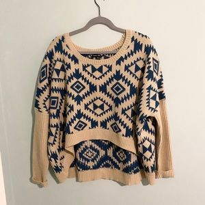 Double Zero High Low Sweater